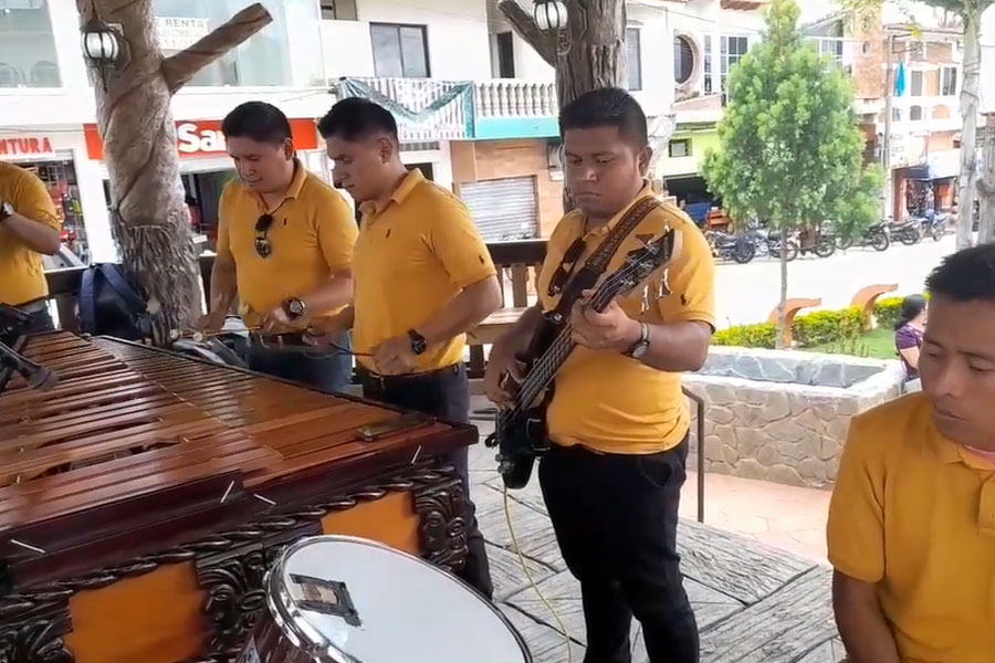 Concierto de marimba en Agua Blanca Municipalidad de Agua Blanca