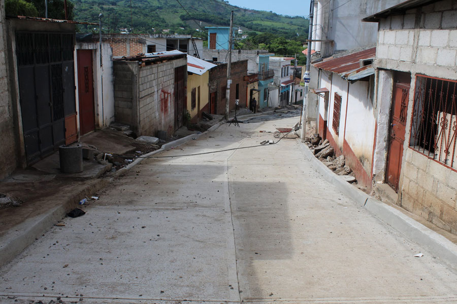 Avances del proyecto mejoramiento calle Barrio El Altillo ...
