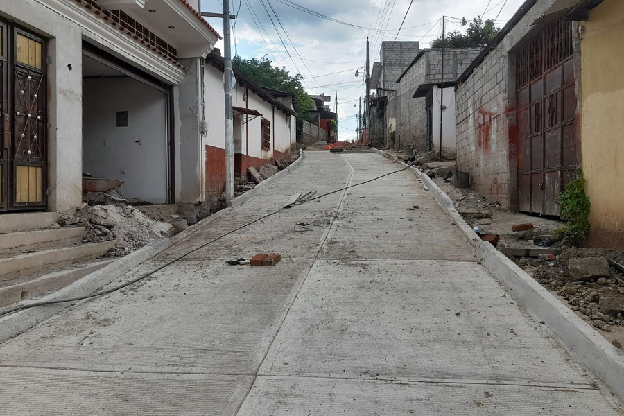 Proyecto de pavimentación Barrio El Altillo – Municipalidad de Agua Blanca