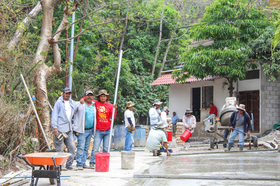 Avances de proyecto en ejecución Barrio Ojo de Agua – Municipalidad de ...