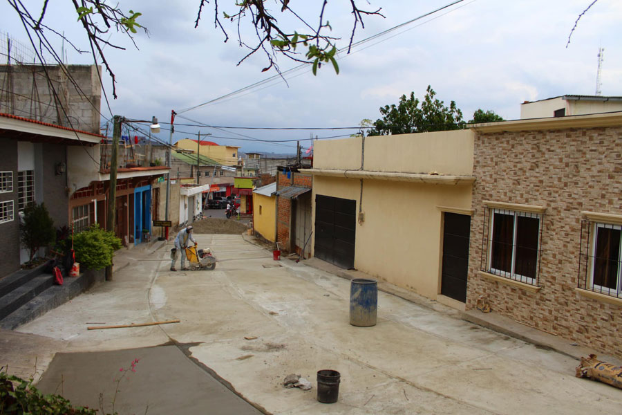 Pavimentación El Chatún Barrio el Altillo – Municipalidad de Agua Blanca