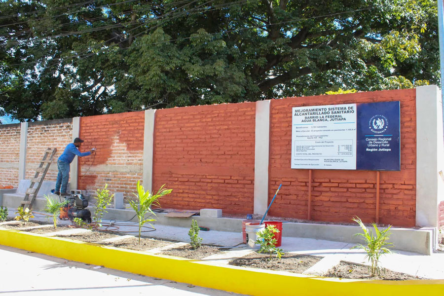 Avances del proyecto del Barrio La Federal – Municipalidad de Agua Blanca